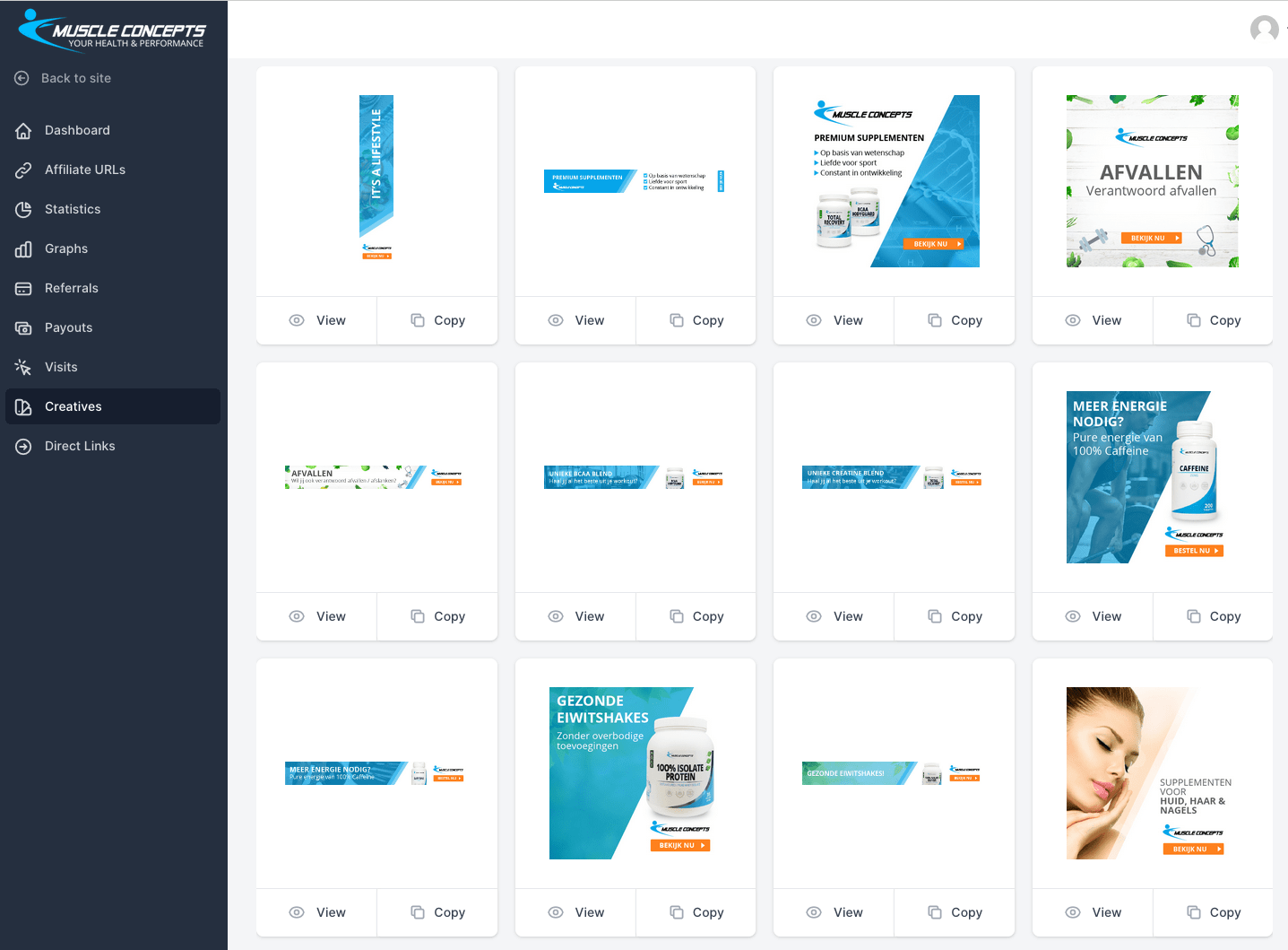 Affiliate-banners